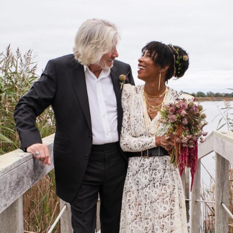 Roger Waters, mítico fundador de Pink Floyd, se casa por quinta vez a los 78 años con su novia de 43