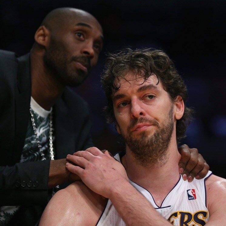 Pau Gasol recuerda, emocionado, a Kobe Bryant: 'Fue ese hermano mayor que no he tenido'