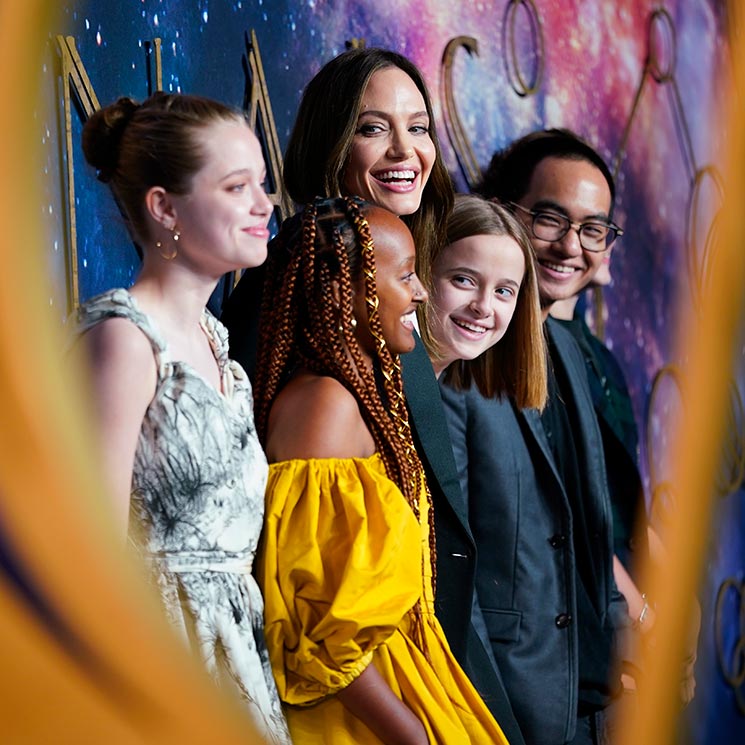 Angelina Jolie y sus 'cinco fantásticos' conquistan Londres, pero ¿dónde está Pax?