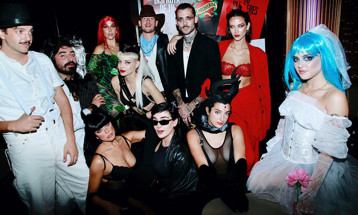 Reunión de actores, cantantes e 'influencers' en la fiesta de Halloween más exclusiva de Madrid