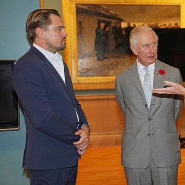 El príncipe Carlos y Leonardo DiCaprio, visitantes de lujo en la exposición de Stella McCartney para la COP26 