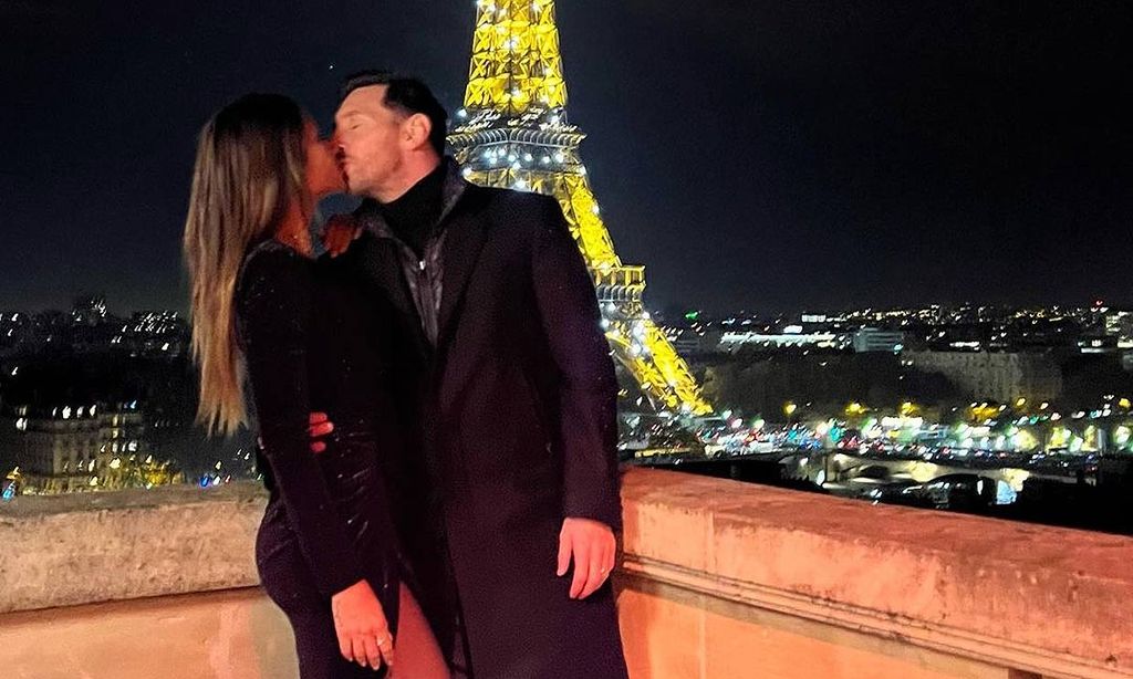 Una declaración de amor y un beso de película: la romántica cena de Leo Messi y Antonela Roccuzzo en París