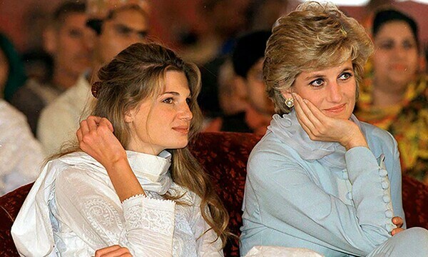 Jemima Khan y la princesa Diana de Gales