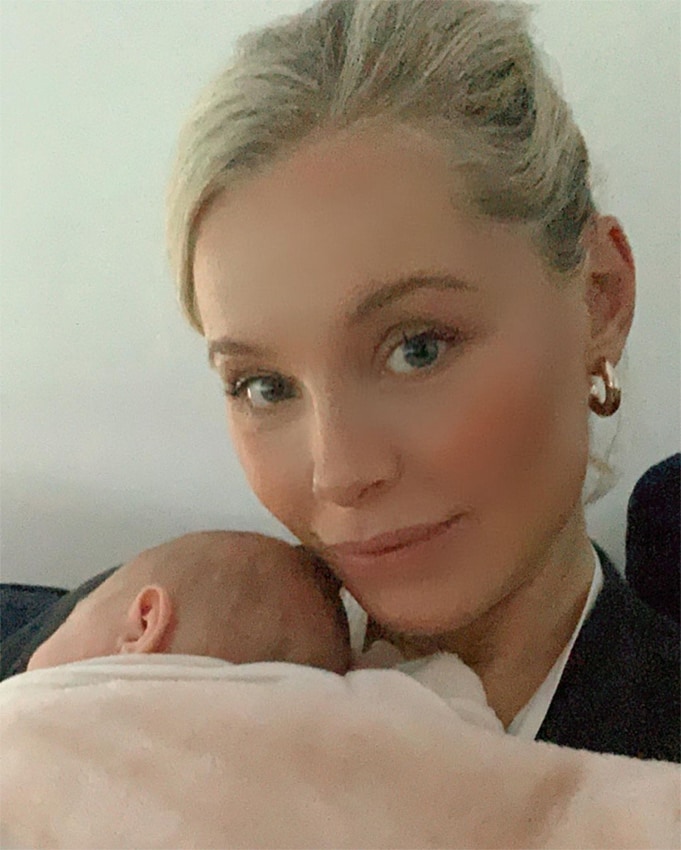 Soraya Arnelas y su bebé