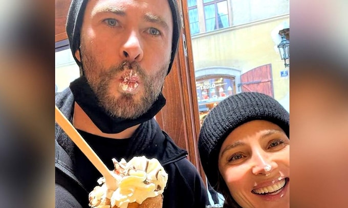 ¡Bromas, helados y mucha complicidad! Elsa Pataky y Chris Hemsworth pasean su amor por Praga