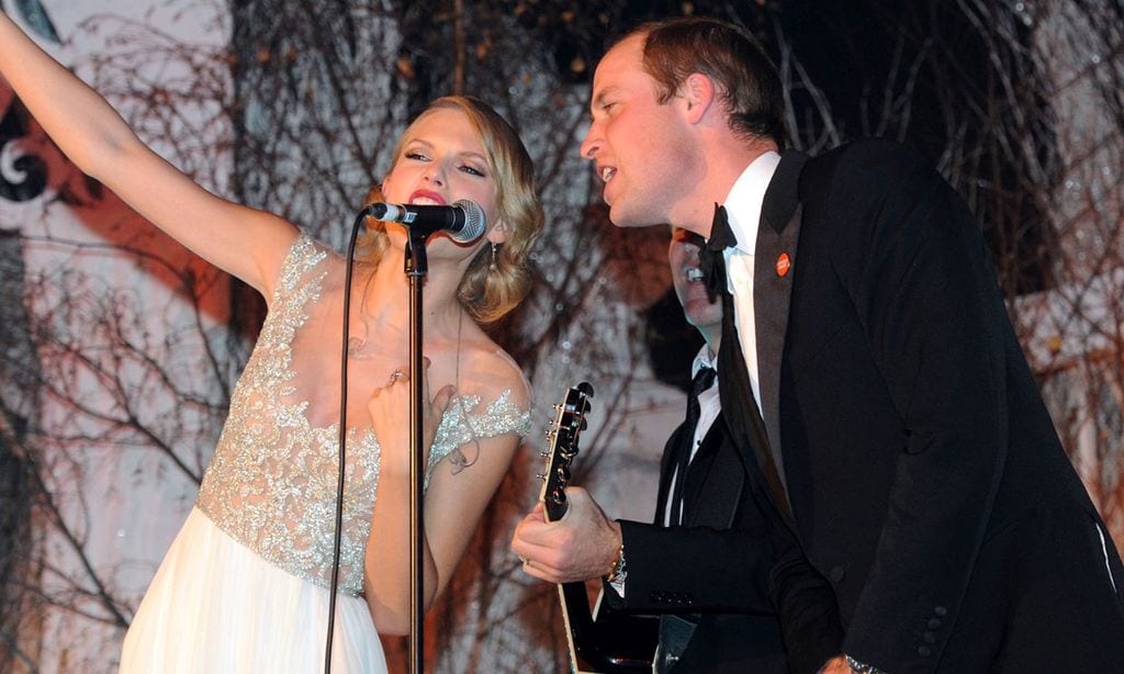 El príncipe Guillermo, Taylor Swift y Jon Bon Jovi