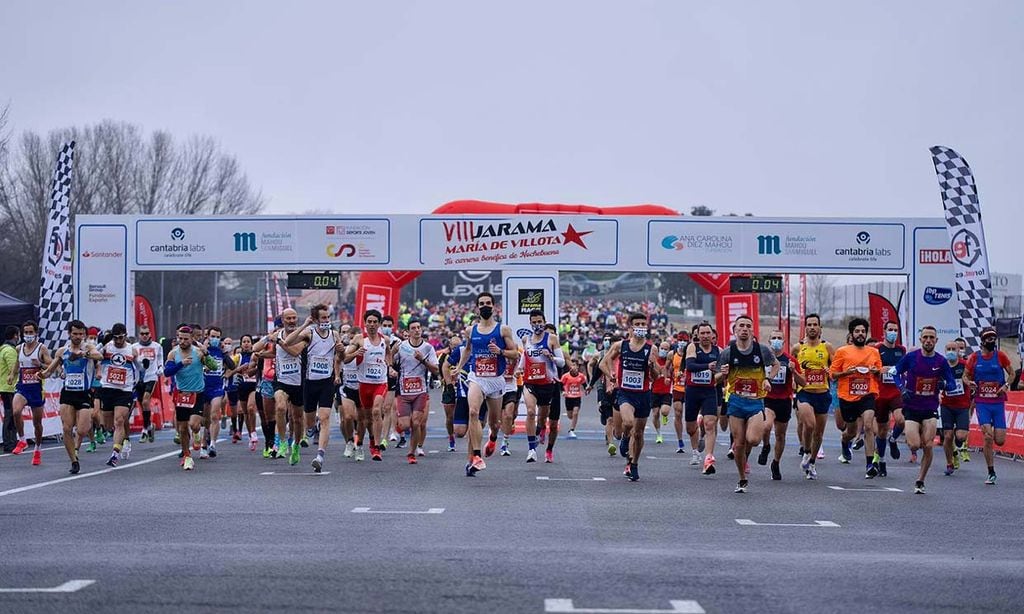 Cerca de 2.000 personas disfrutan de la carrera solidaria VIII Jarama María de Villota