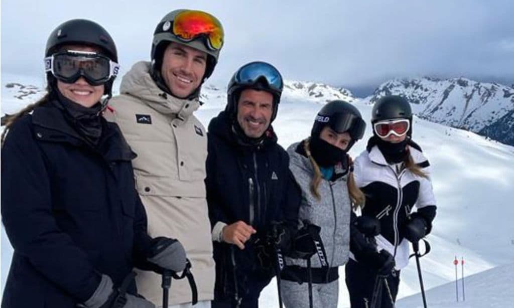 Beltrán Lozano, uno más en la familia de Daniela Figo en Baqueira Beret, donde confirmaron su romance hace un año