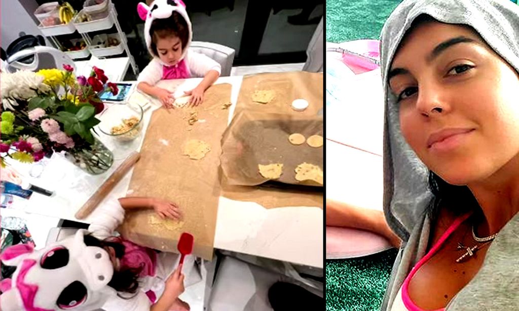 ¡Con las manos en la masa! Las hijas de Georgina Rodríguez, dos originales y simpáticas reposteras