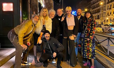 Almodóvar, Jean Paul Gaultier y Samantha Hudson: divertido encuentro en plena Gran Vía madrileña
