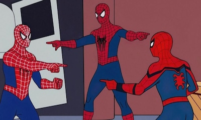 Tom Holland, Tobey Maguire y Andrew Garfield recrean el icónico meme de Spider-Man
