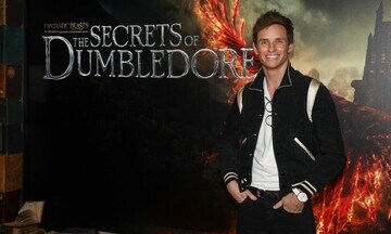 Eddie Redmayne en el estreno de 'Los secretos de Dumbledore'