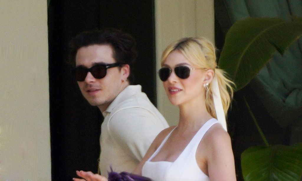 Brooklyn Beckham y Nicola Peltz en el brunch tras su boda