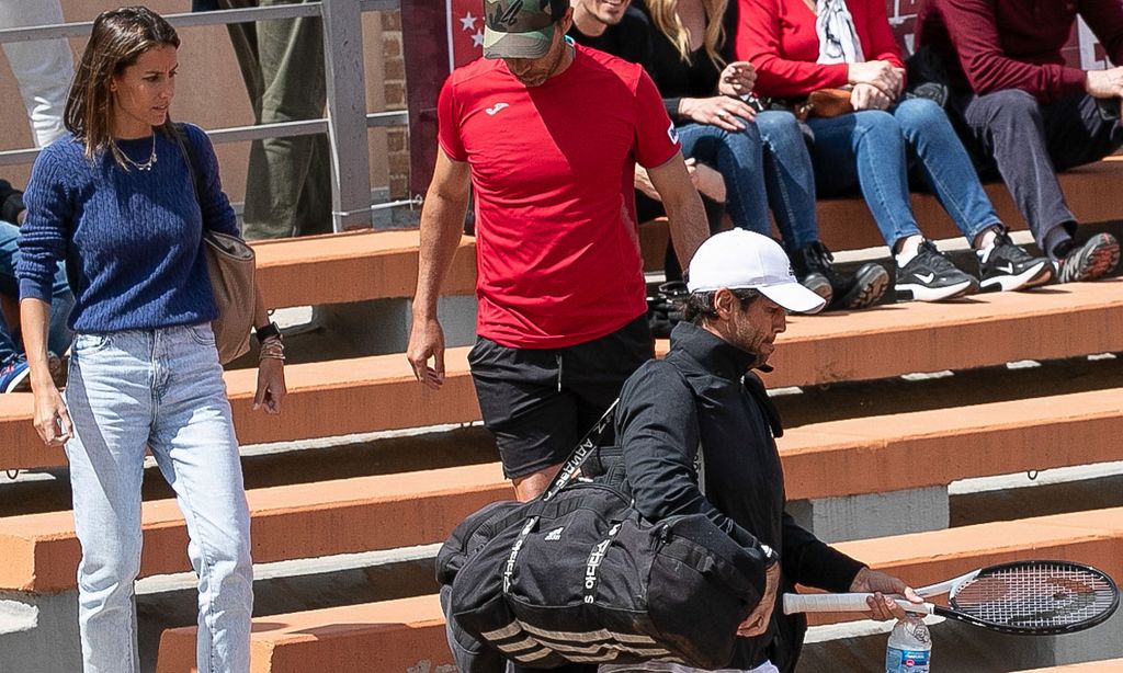 Ana Boyer y la familia de Fernando Verdasco, una piña tras su despedida del Open de Madrid