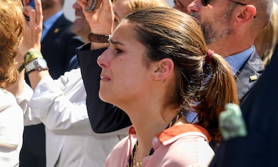 Las lágrimas de Cayetana Rivera junto a su padre en el acto más emotivo de la Semana Santa