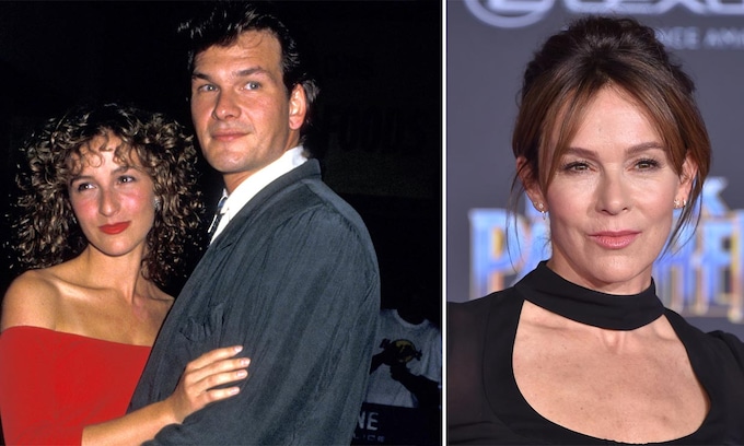 Jennifer Grey y Patrick Swayze en 1987 y Jennifer en 2021