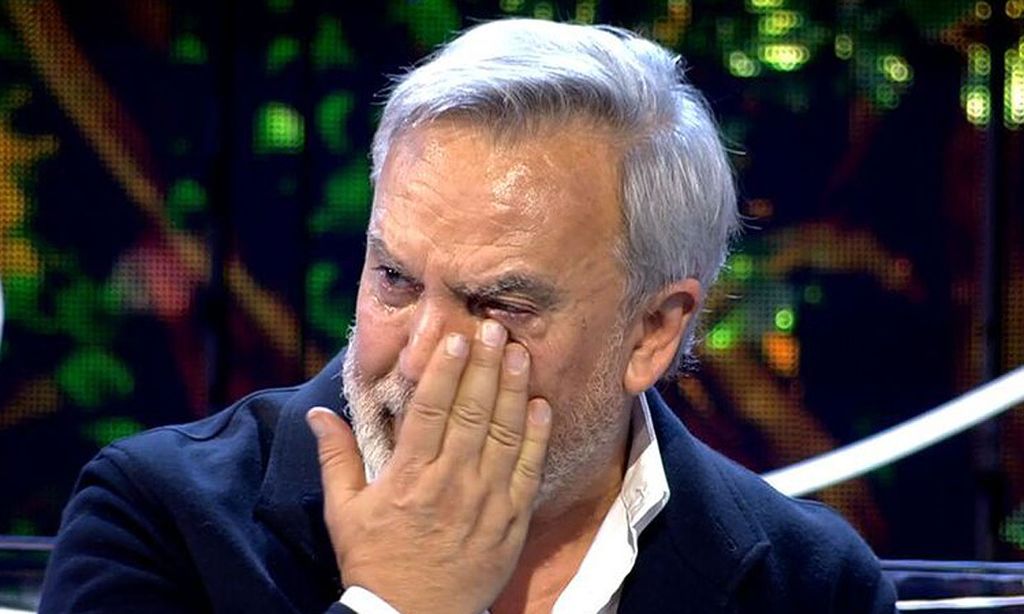 Imagen de Enrique del Pozo llorando en 'Supervivientes'