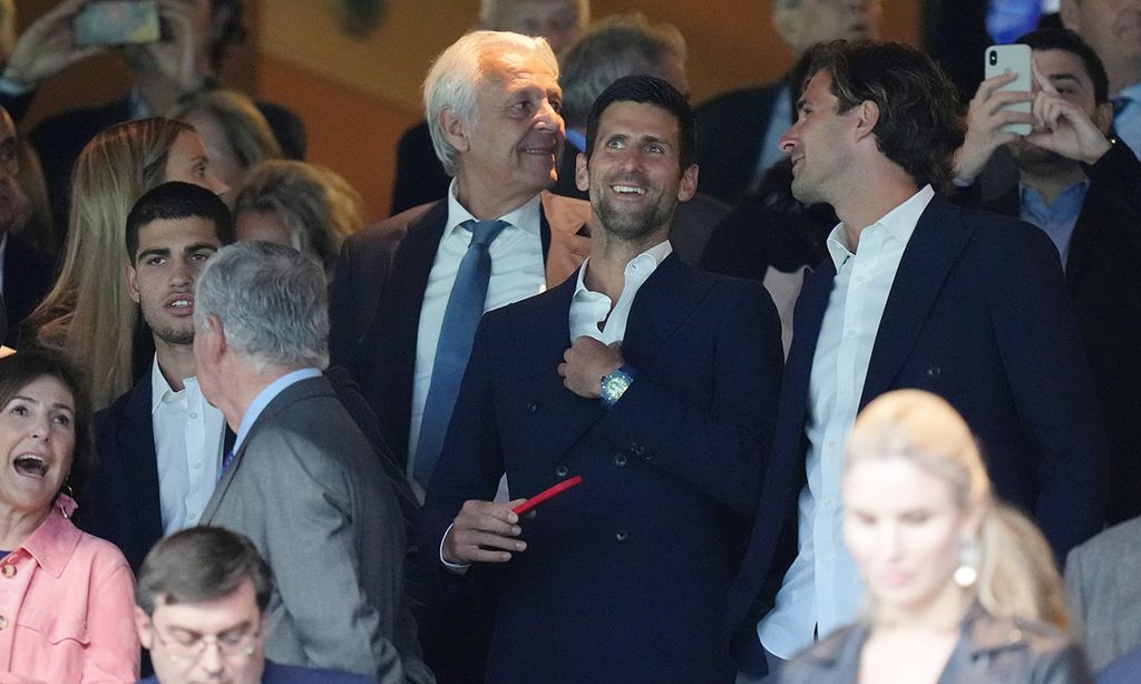 Rafa Nadal, Novak Djokovic, Carlos Alcaraz y Paula Badosa, la élite del tenis se da cita en el Bernabéu