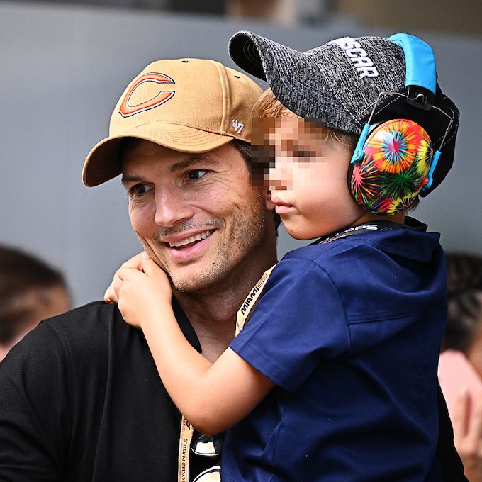 ¡Qué mayores! Los hijos de Ashton Kutcher y Milan Kunis, protagonistas de la Fórmula 1 en Miami