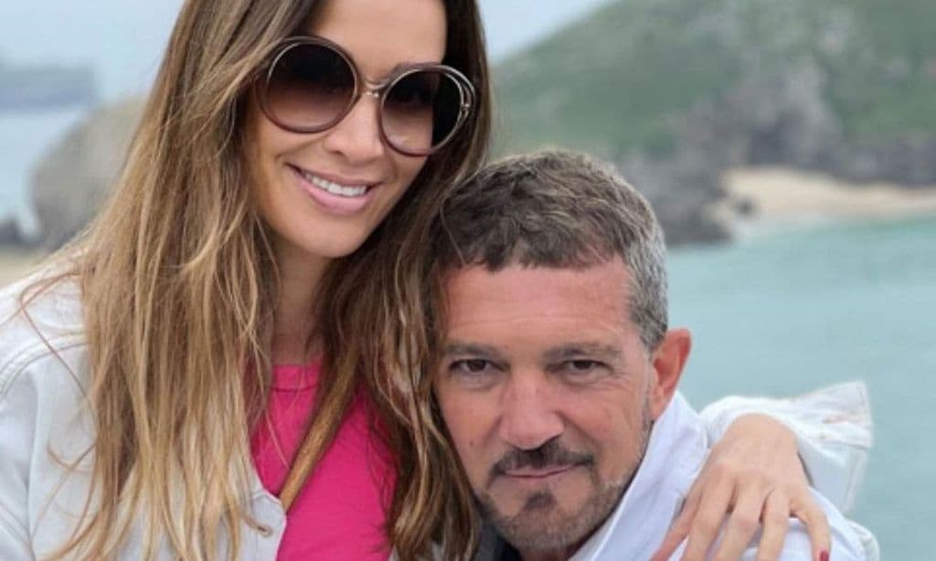 Antonio Banderas y Nicole Kimpel 