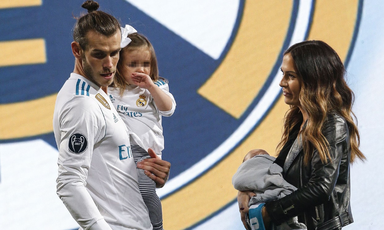 Gareth Bale y su familia