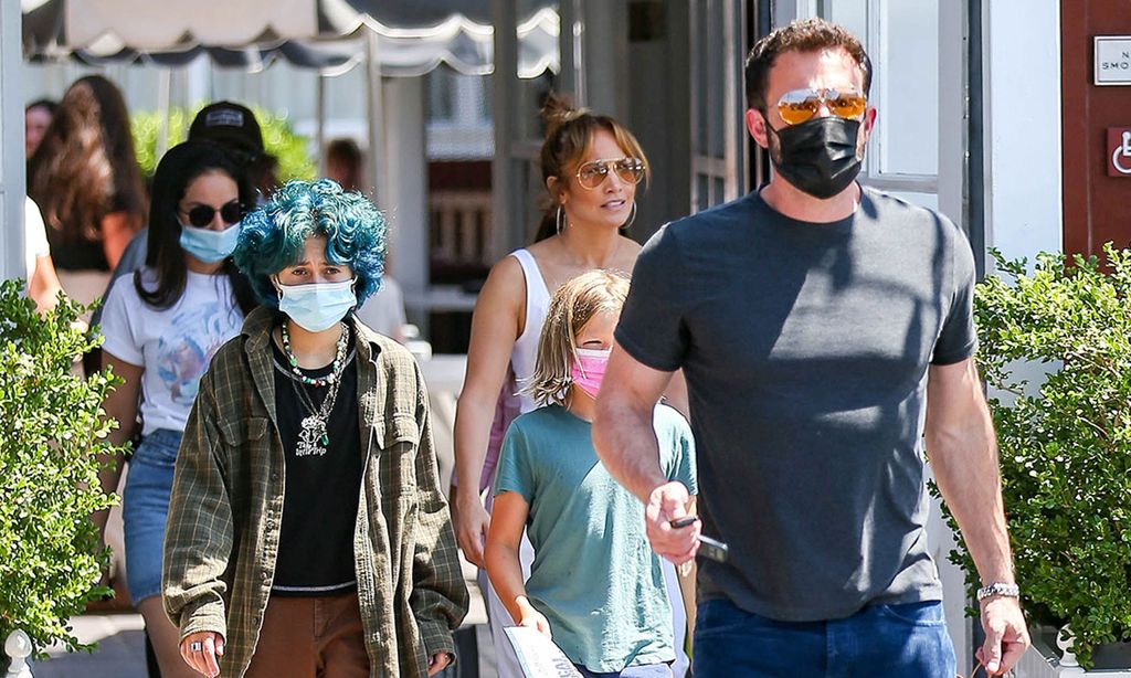 La 'modern family' que han formado JLo y Ben Affleck (incluidos Jennifer Garner y Marc Anthony)