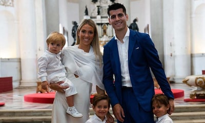 Alice Campello y Álvaro Morata bautizan a sus tres hijos antes de celebrar su 'reboda' en Venecia