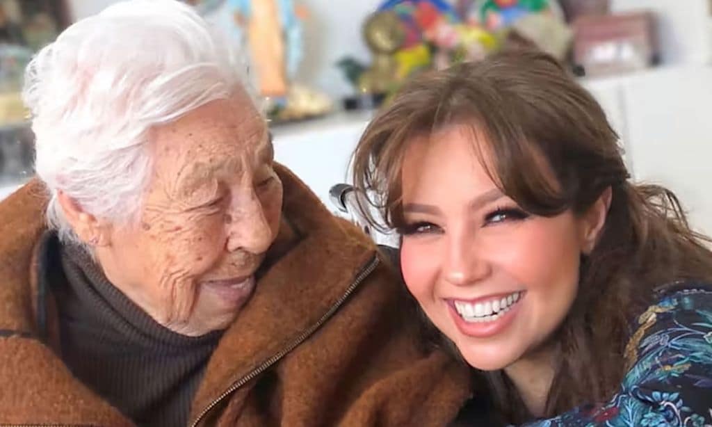 La conmovedora despedida de Thalia a su abuela, fallecida a los 104 años