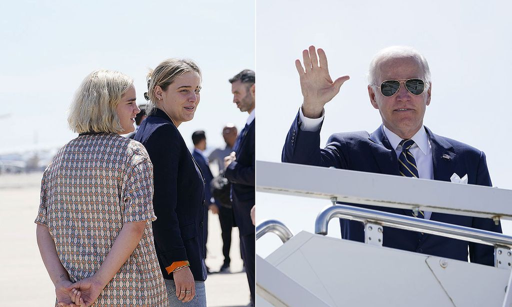 Las nietas del presidente Joe Biden se despiden de Madrid después de ser las inesperadas protagonistas de la delegación estadounidense