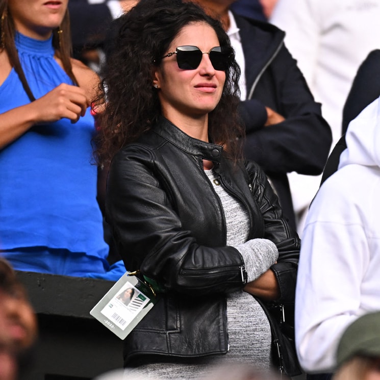 Mery Perelló presume de embarazo en el accidentado partido de Rafa Nadal en Wimbledon