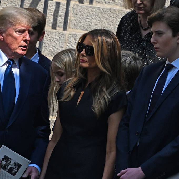 El gran cambio de Barron, el hijo de Donald y Melania Trump, la viva imagen de su padre a los 16 años