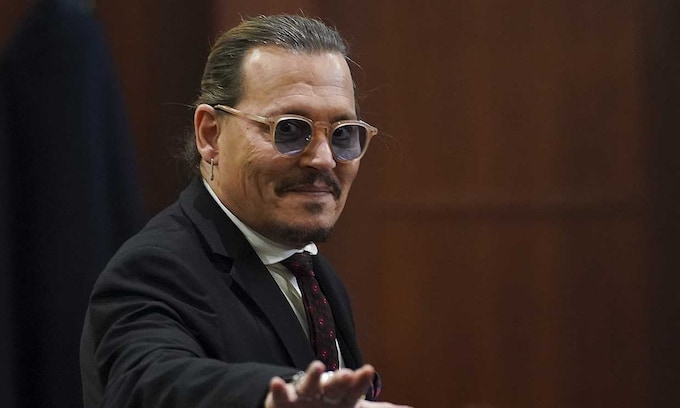Johnny Depp en el juicio contra Amber Heard 