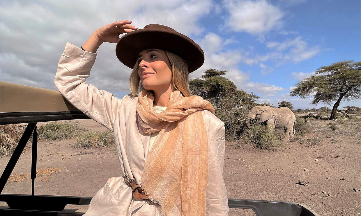 La apasionante luna de miel en Tanzania de Teresa Andrés Gonzalvo a lo Meryl Streep en 'Memorias de África'