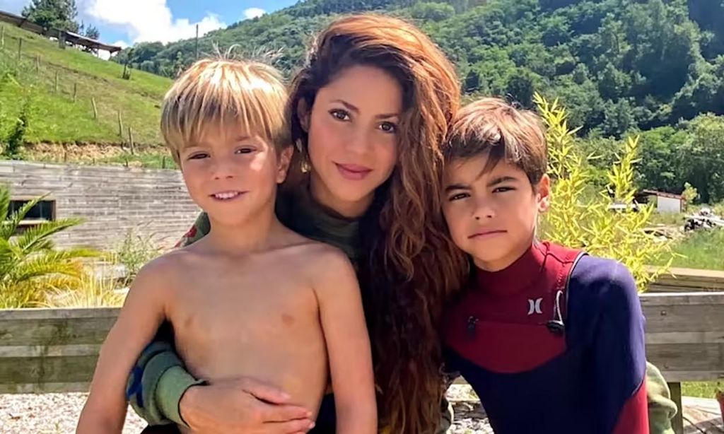 Shakira y sus hijos