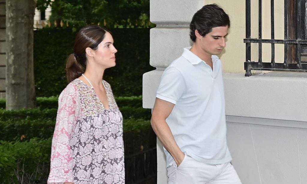 Sofía Palazuelo y Fernando Fitz-James Stuart, ilusionados, responden si ya han elegido nombre para su hija