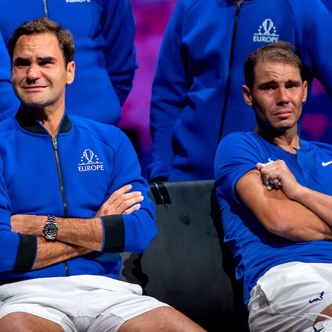 Las lágrimas de Rafa Nadal en la emocionante despedida de Federer que están dando la vuelta al mundo