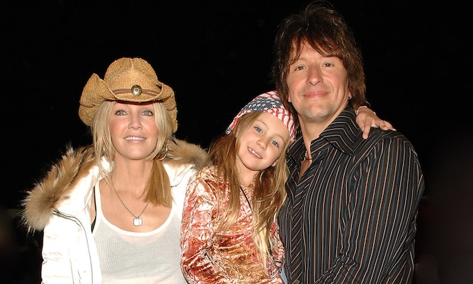 Ava Sambora con sus padres Heather Locklear y Richie Sambora