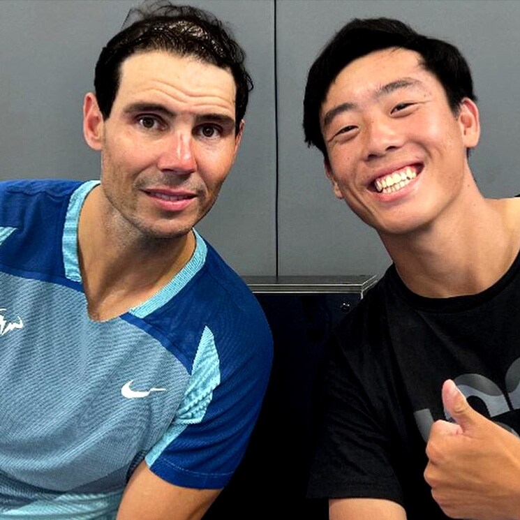 Primera imagen de Rafa Nadal tras ser papá, de vuelta a los entrenamientos en su academia