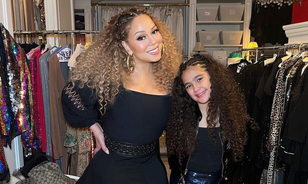 La hija Mariah Carey, a imagen y semejanza de su mamá ¡con un look similar y un peinado idéntico!