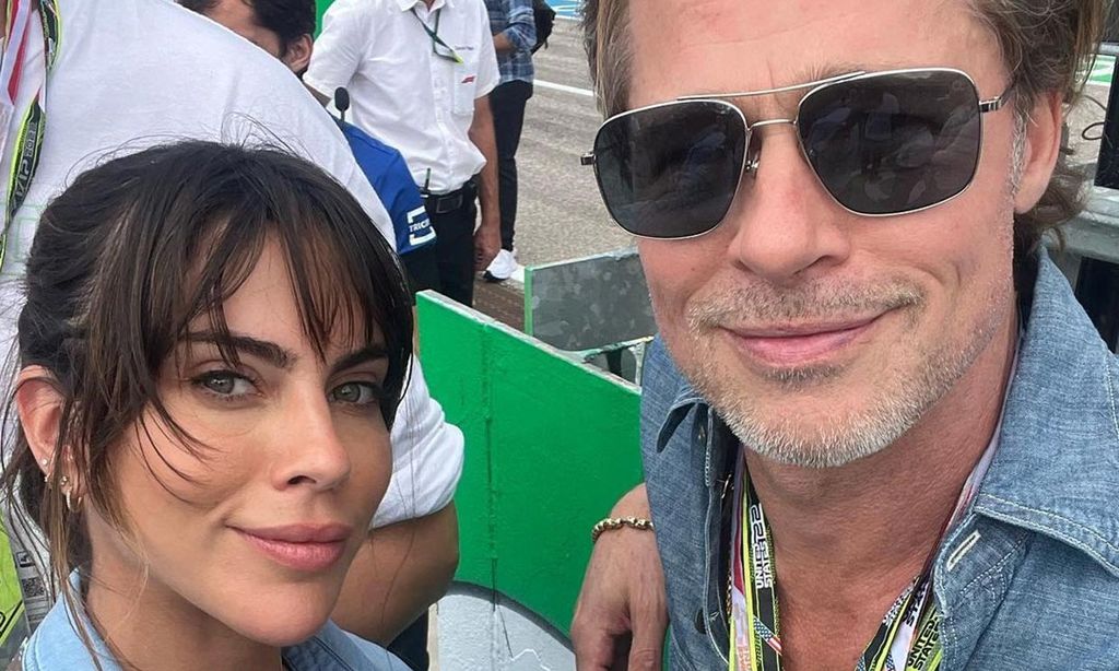 Brad Pitt se convierte en el nuevo 'compañero' de Melissa Jiménez en el paddock ¡e incluso conectan sus looks!