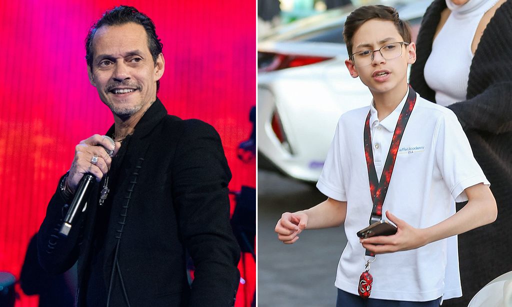 ¡Son iguales! Las fotos que demuestran que Max es una copia de su padre, Marc Anthony