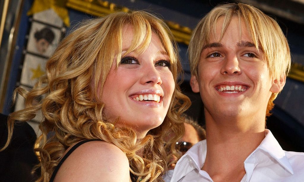 Aaron Carter y Hilary Duff