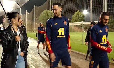 Chanel Terrero visita a la selección española y revela qué futbolista era su 'crush' de pequeña