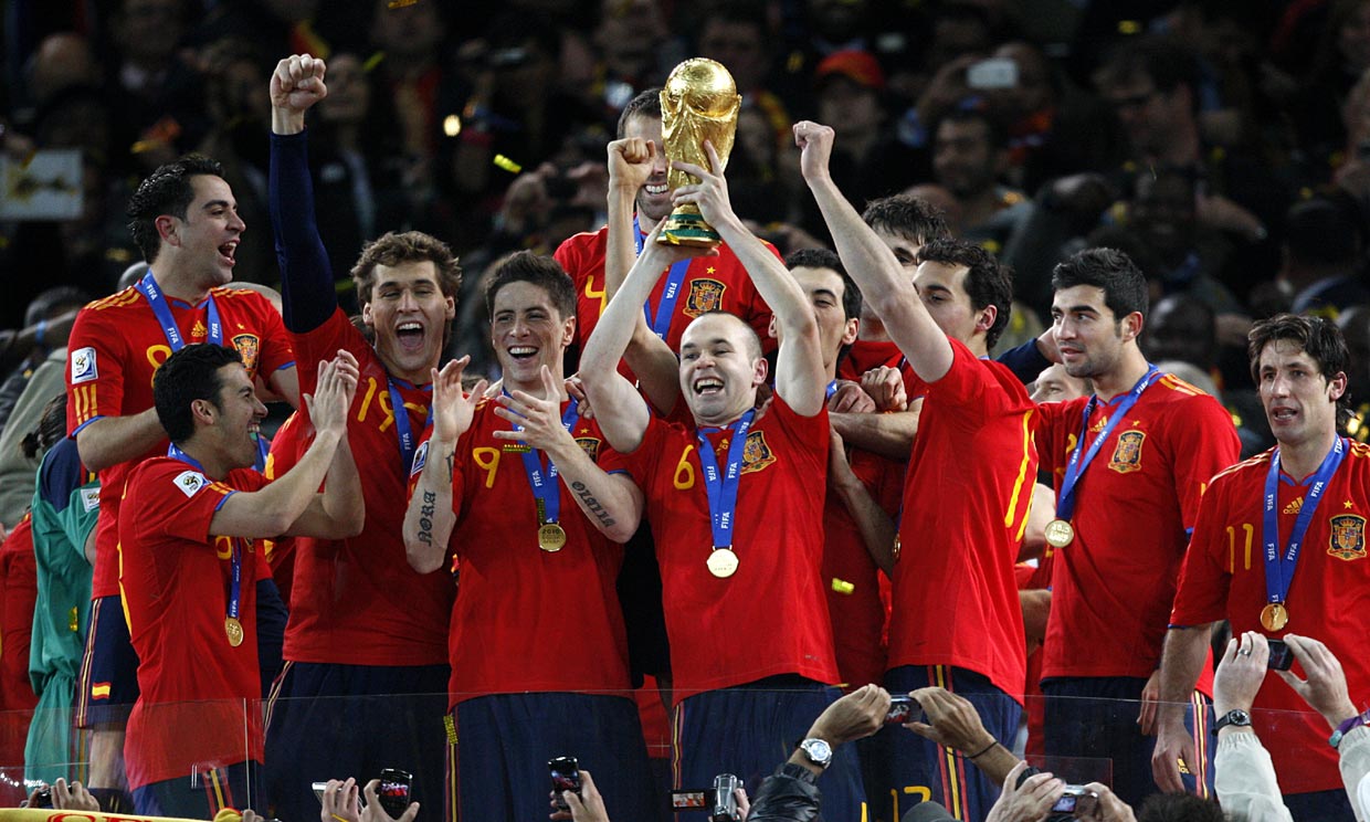 Mundial de fútbol 2010 selección española