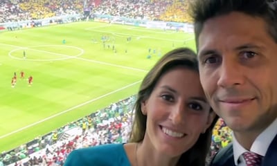 Ana Boyer y Fernando Verdasco viven con emoción el inicio del Mundial de Qatar ¡con homenaje a Tamara Falcó incluido!