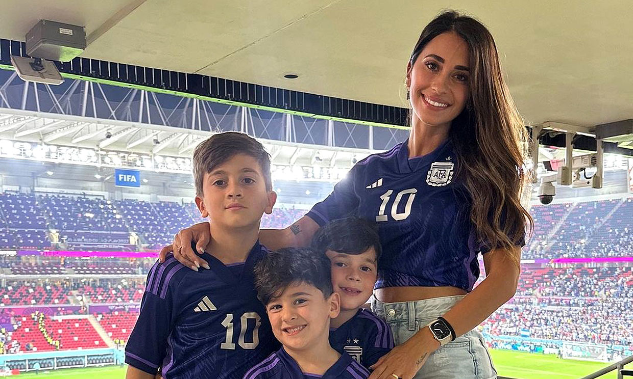La familia de Leo Messi disfruta del Mundial de Qatar 2022 