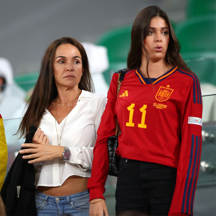 La tristeza de la mujer y la hija de Luis Enrique tras la eliminación de España en el Mundial