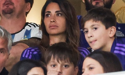 La tensión de Antonela Rocuzzo y sus hijos antes de celebrar el pase a semifinales de Argentina