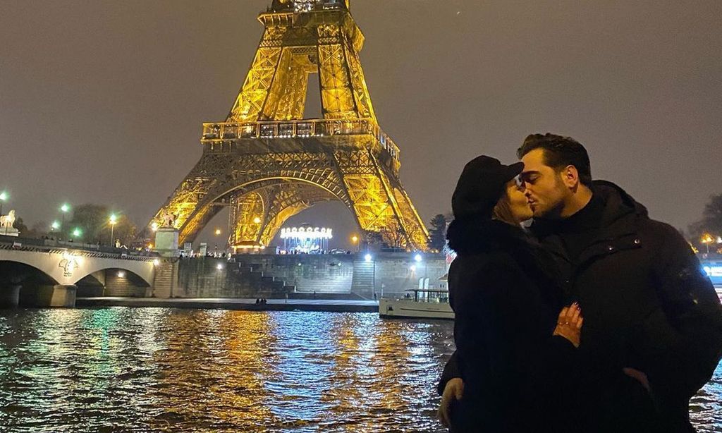 David Bustamante y Yana Olina en París