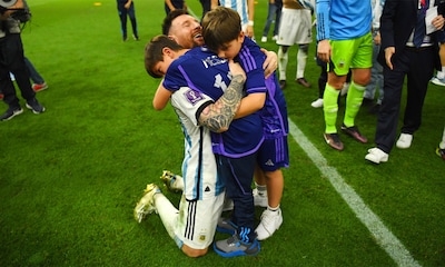 ¡Argentina campeona! El abrazo de Messi a sus hijos y la emoción de Antonela tras ganar el Mundial